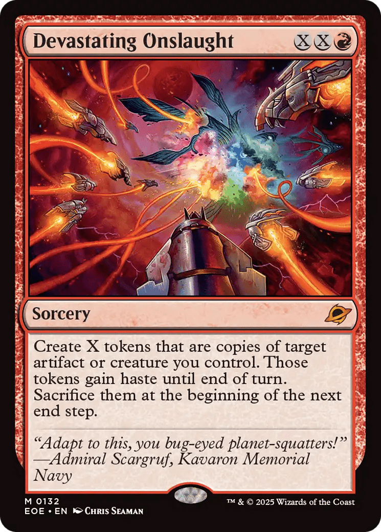Devastating Onslaught [Edge of Eternities] MTG Single Magic: The Gathering  | Multizone: Comics And Games