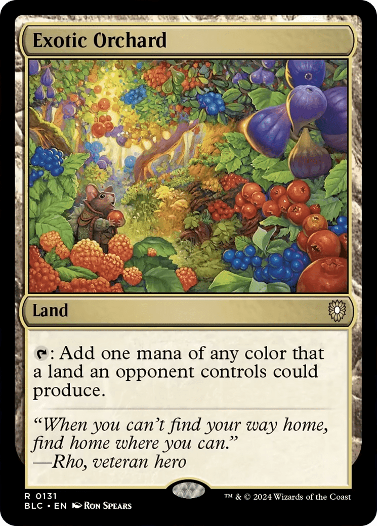 Exotic Orchard [Bloomburrow Commander] MTG Single Magic: The Gathering  | Multizone: Comics And Games