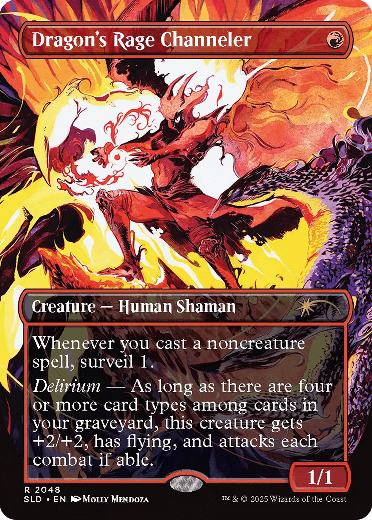 Dragon's Rage Channeler (2048) (Rainbow Foil) [Secret Lair Drop Series] MTG Single Magic: The Gathering  | Multizone: Comics And Games