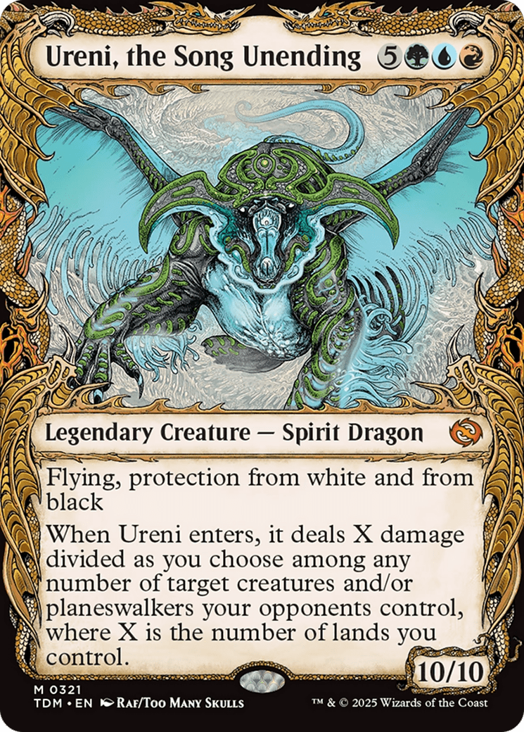 Ureni, the Song Unending (Showcase) [Tarkir: Dragonstorm] MTG Single Magic: The Gathering  | Multizone: Comics And Games