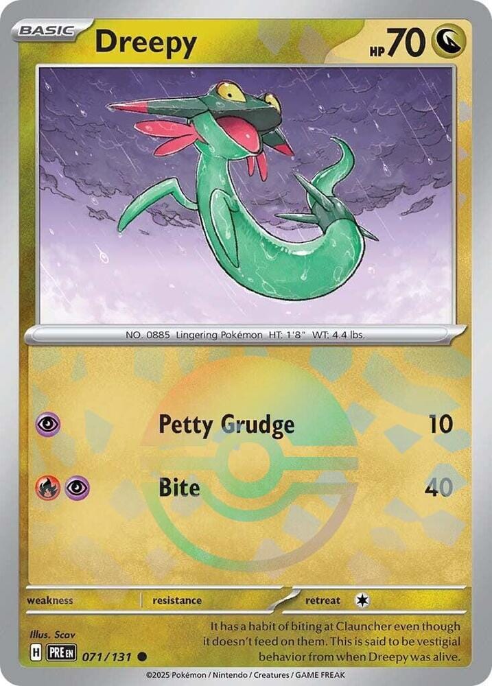 Dreepy (071/131) (Poke Ball Pattern) [Scarlet & Violet: Prismatic Evolutions] Pokemon Single Pokémon  | Multizone: Comics And Games