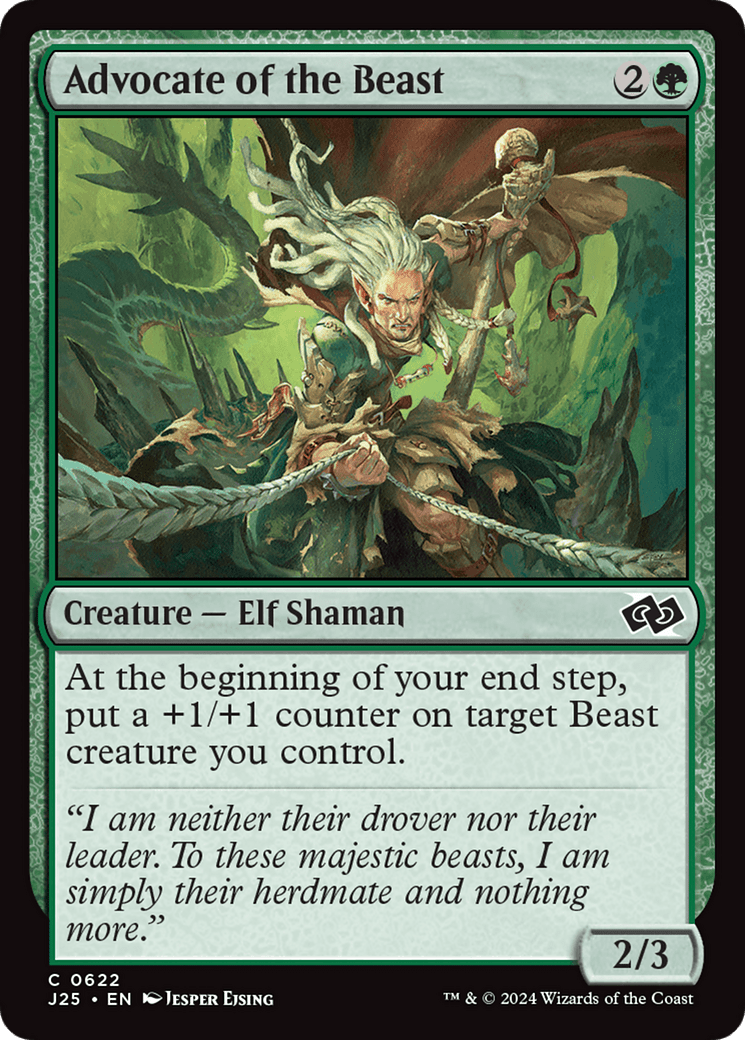 Advocate of the Beast [Foundations Jumpstart] MTG Single Magic: The Gathering  | Multizone: Comics And Games