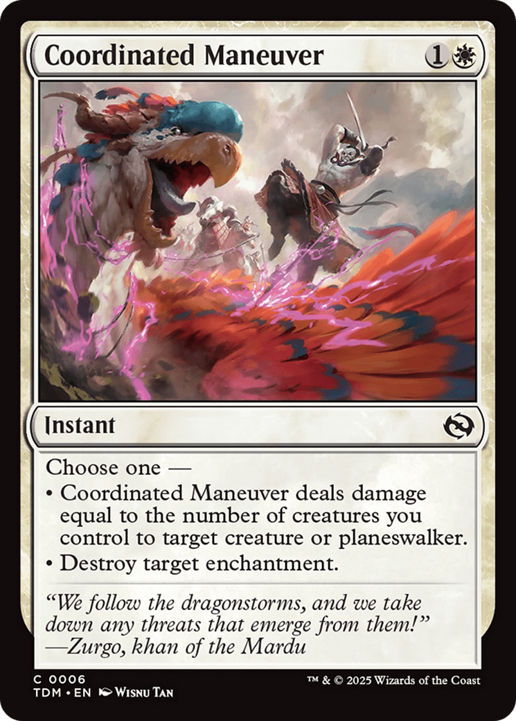 Coordinated Maneuver [Tarkir: Dragonstorm] MTG Single Magic: The Gathering  | Multizone: Comics And Games