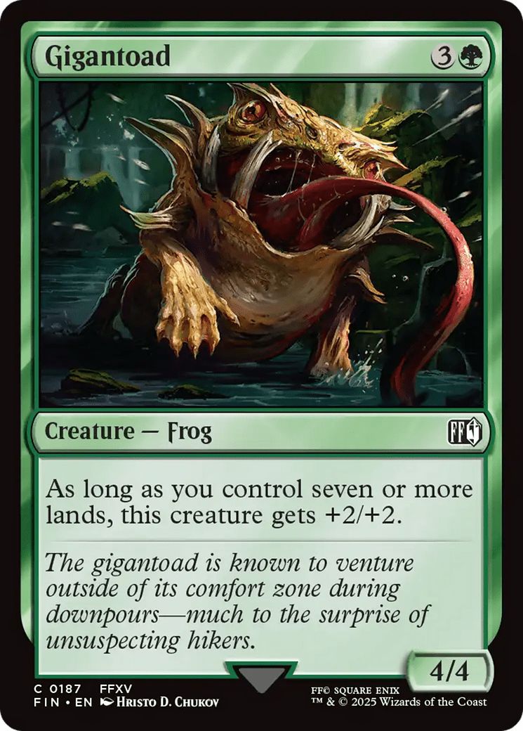 Gigantoad [FINAL FANTASY] MTG Single Magic: The Gathering  | Multizone: Comics And Games