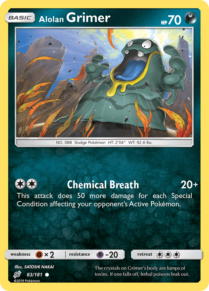 Alolan Grimer (83/181) [Sun & Moon: Team Up] Pokemon Single Pokémon  | Multizone: Comics And Games