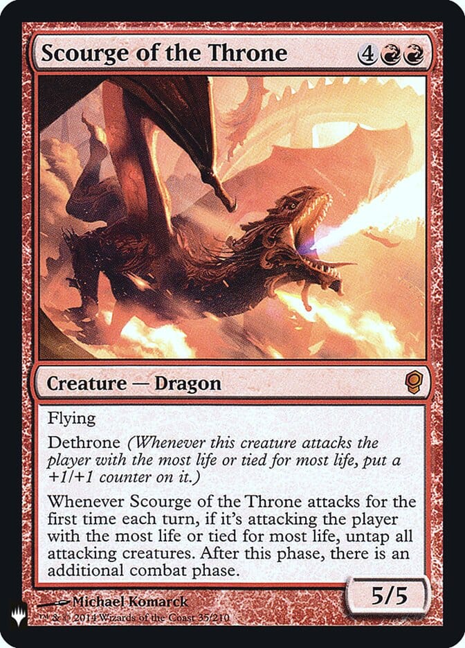 Scourge of the Throne [Mystery Booster] MTG Single Magic: The Gathering  | Multizone: Comics And Games