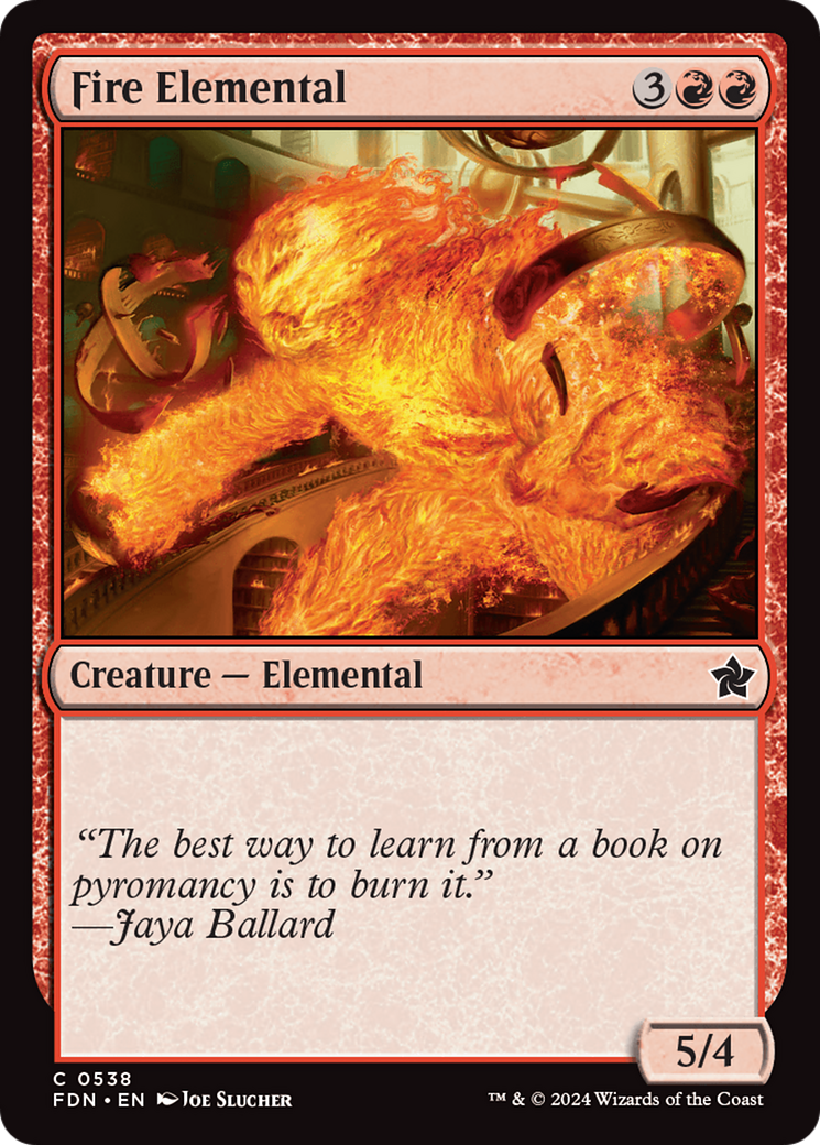 Fire Elemental [Foundations] | Multizone: Comics And Games