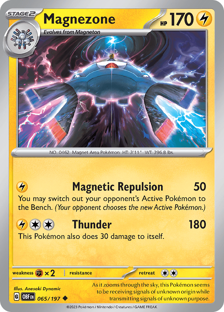 Magnezone (065/197) [Scarlet & Violet: Obsidian Flames] Pokemon Single Pokémon  | Multizone: Comics And Games