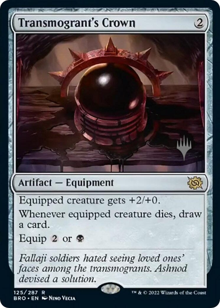 Transmogrant's Crown (Promo Pack) [The Brothers' War Promos] MTG Single Magic: The Gathering  | Multizone: Comics And Games
