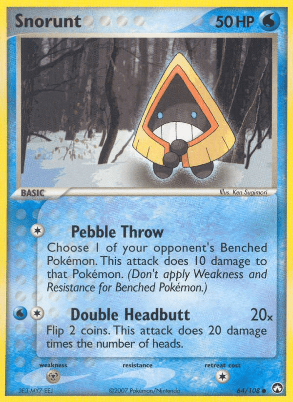 Snorunt (64/108) [EX: Power Keepers] Pokemon Single Pokémon  | Multizone: Comics And Games