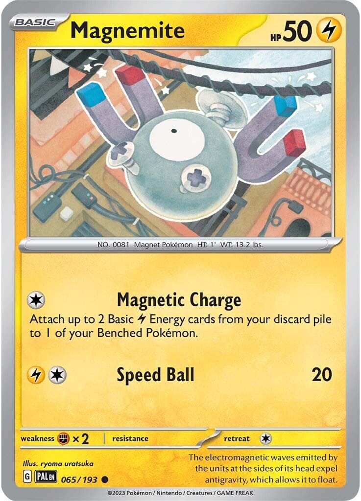 Magnemite (065/193) [Scarlet & Violet: Paldea Evolved] Pokemon Single Pokémon  | Multizone: Comics And Games