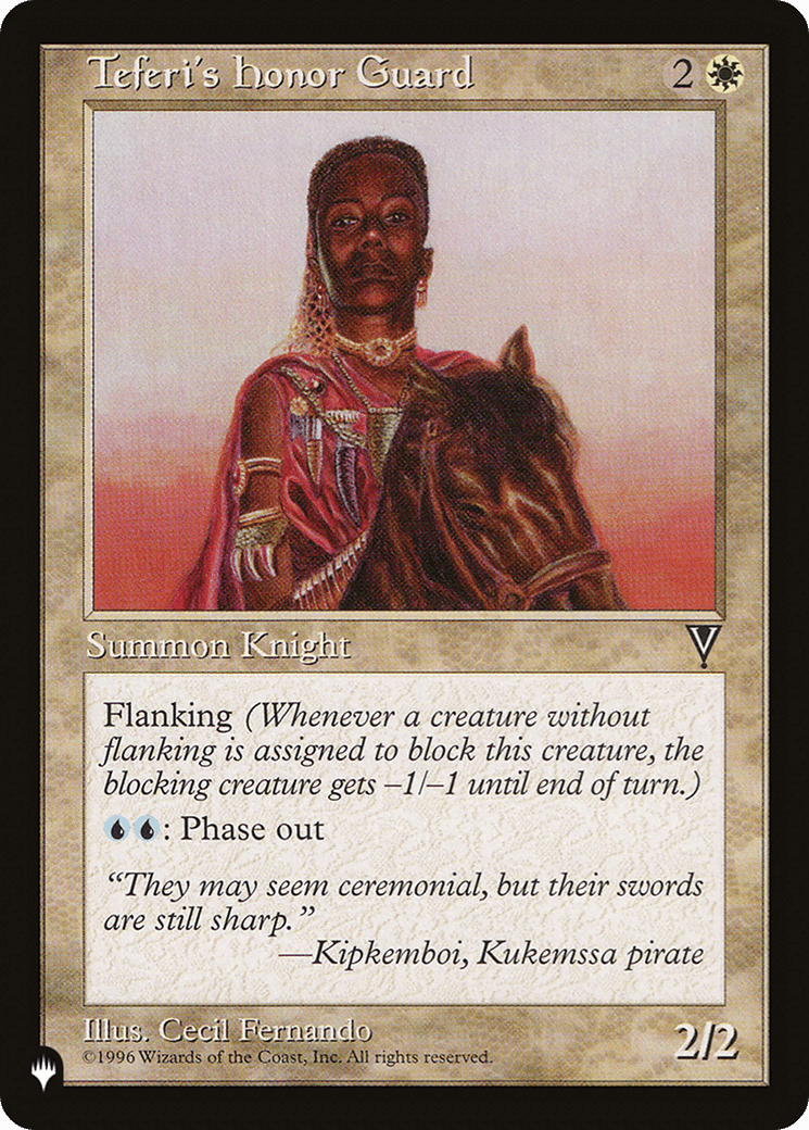 Teferi's Honor Guard [The List] MTG Single Magic: The Gathering  | Multizone: Comics And Games