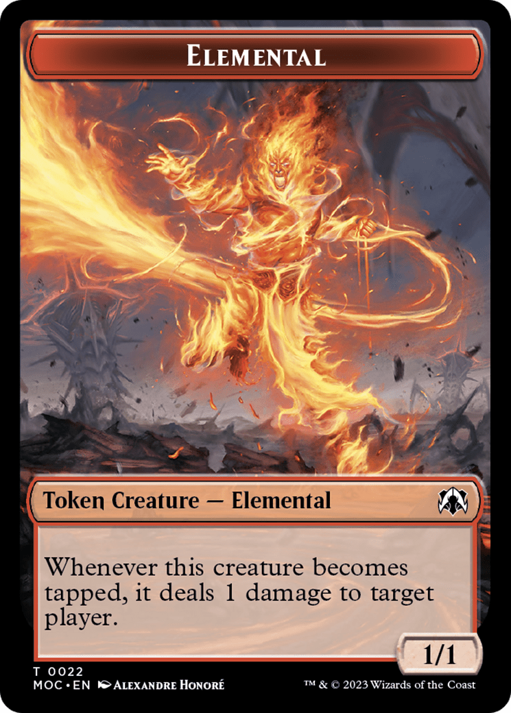 Elemental (22) // Faerie Double-Sided Token [March of the Machine Commander Tokens] MTG Single Magic: The Gathering  | Multizone: Comics And Games