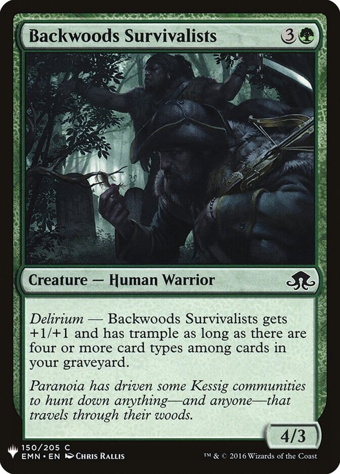 Backwoods Survivalists [Mystery Booster] MTG Single Magic: The Gathering  | Multizone: Comics And Games