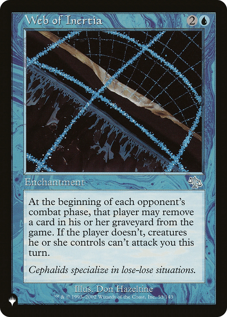 Web of Inertia [The List] MTG Single Magic: The Gathering  | Multizone: Comics And Games