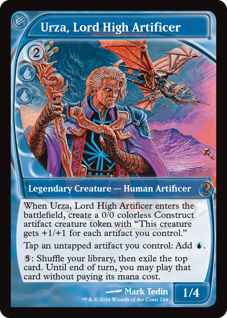 Urza, Lord High Artificer (Future Sight) [Mystery Booster 2] MTG Single Magic: The Gathering  | Multizone: Comics And Games