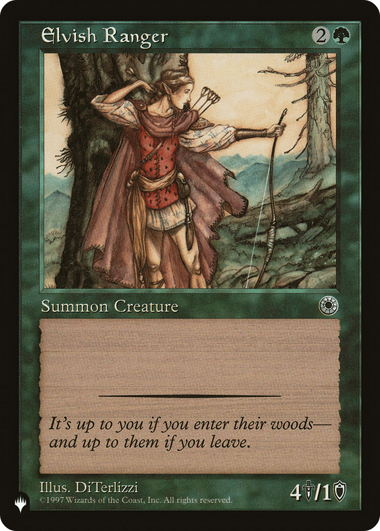 Elvish Ranger [The List] MTG Single Magic: The Gathering  | Multizone: Comics And Games