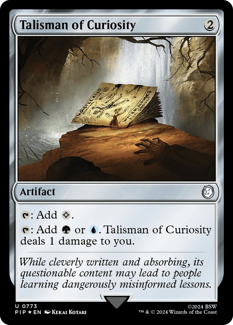 Talisman of Curiosity (Surge Foil) [Fallout] MTG Single Magic: The Gathering  | Multizone: Comics And Games