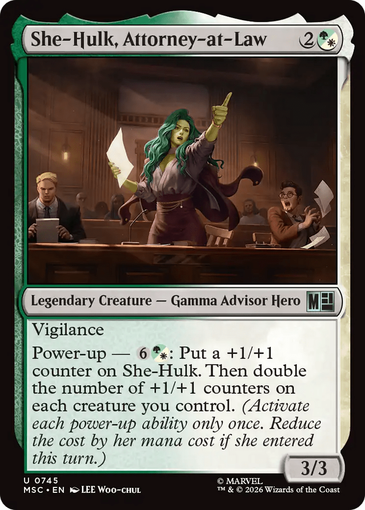 She-Hulk, Attorney-at-Law [Marvel Super Heroes Commander] MTG Single Magic: The Gathering  | Multizone: Comics And Games