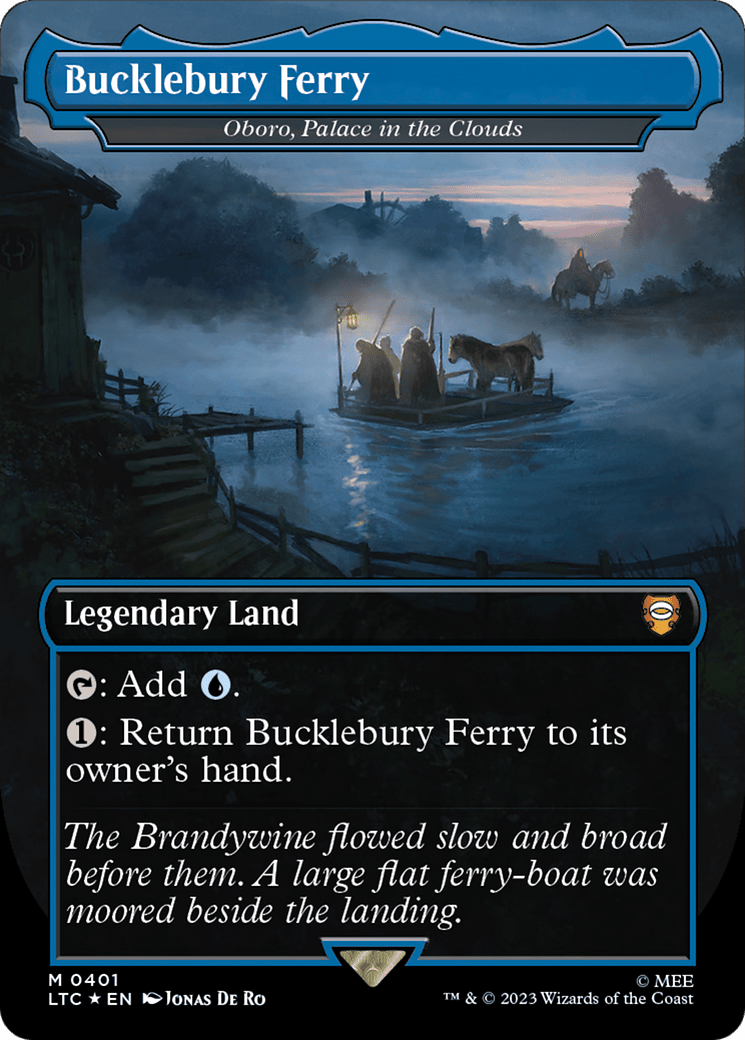 Bucklebury Ferry - Oboro, Palace in the Clouds (Surge Foil Realms and Relics) [The Lord of the Rings: Tales of Middle-Earth Commander] MTG Single Magic: The Gathering  | Multizone: Comics And Games