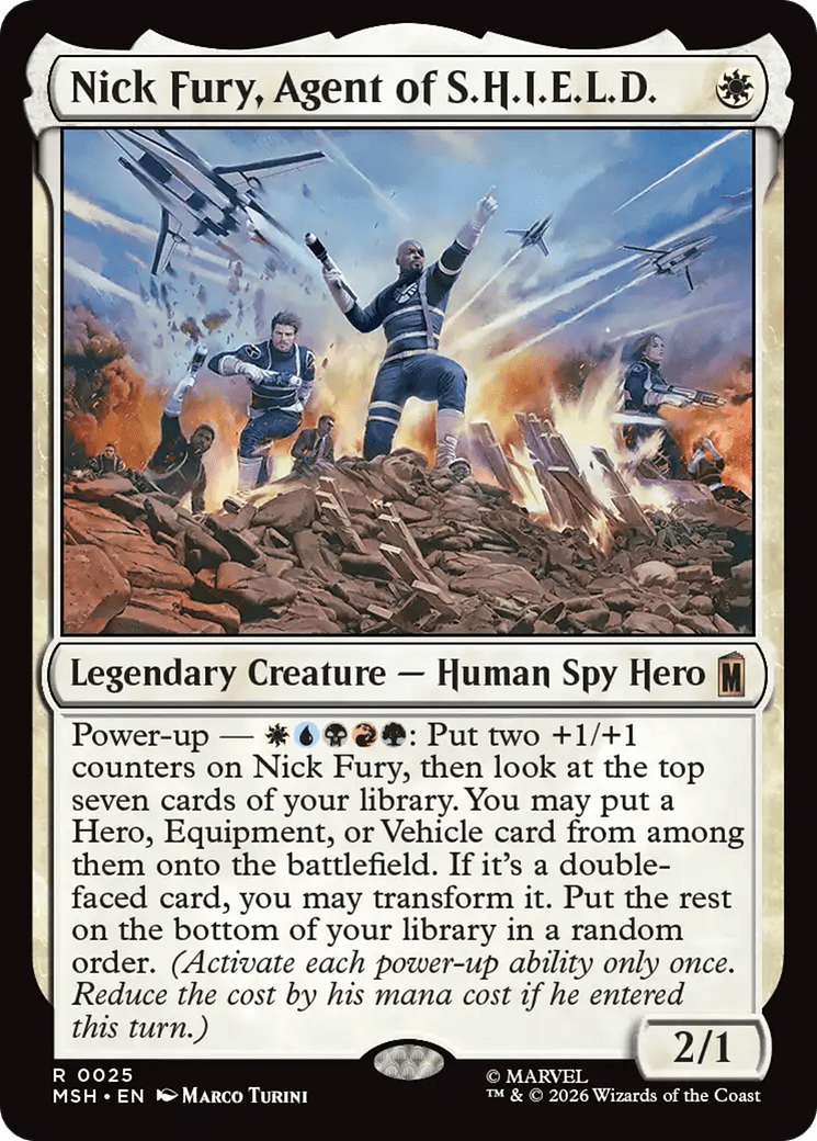 Nick Fury, Agent of S.H.I.E.L.D. [Marvel Super Heroes] MTG Single Magic: The Gathering  | Multizone: Comics And Games