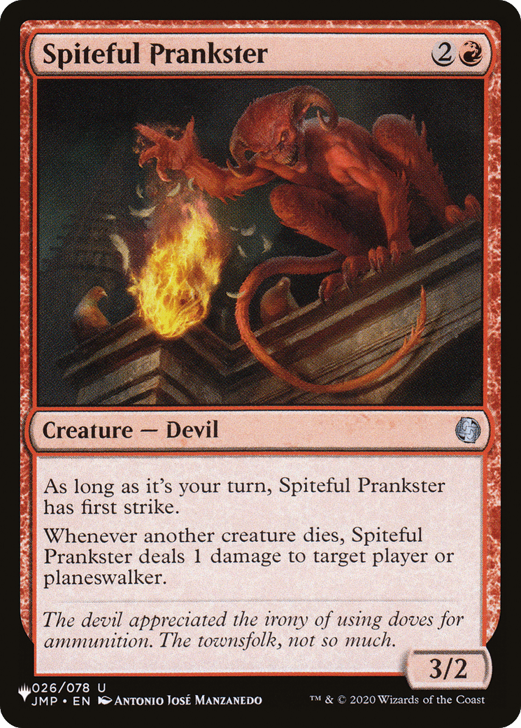 Spiteful Prankster [The List] MTG Single Magic: The Gathering  | Multizone: Comics And Games