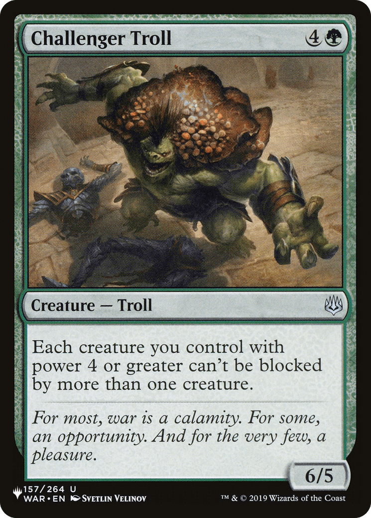 Challenger Troll [The List] MTG Single Magic: The Gathering  | Multizone: Comics And Games
