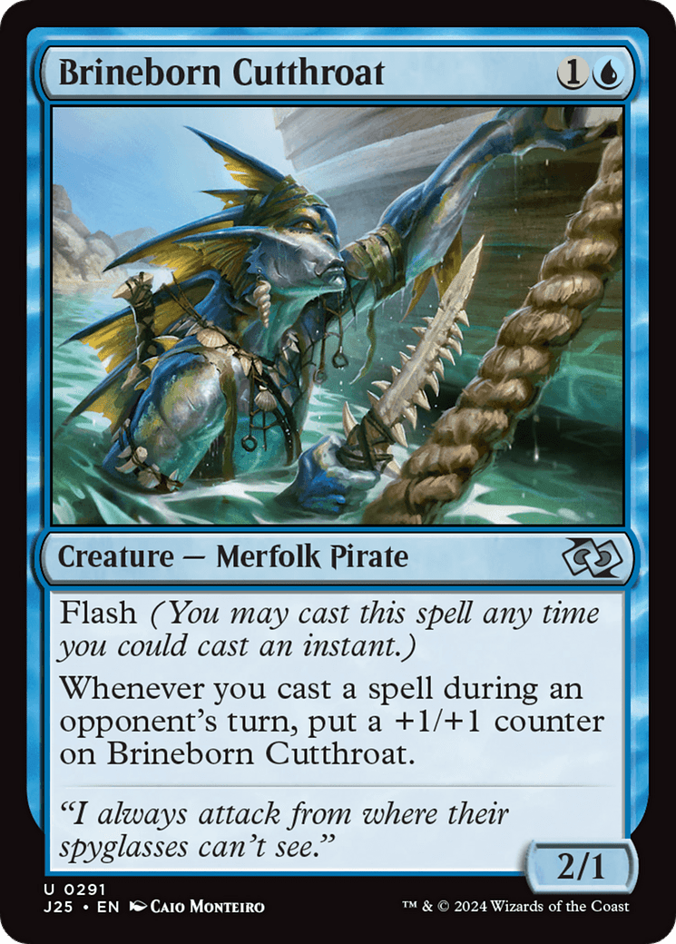 Brineborn Cutthroat [Foundations Jumpstart] MTG Single Magic: The Gathering  | Multizone: Comics And Games