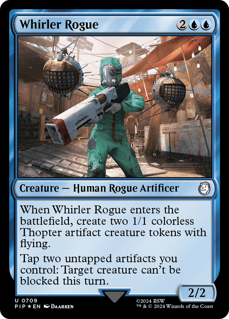 Whirler Rogue (Surge Foil) [Fallout] MTG Single Magic: The Gathering  | Multizone: Comics And Games