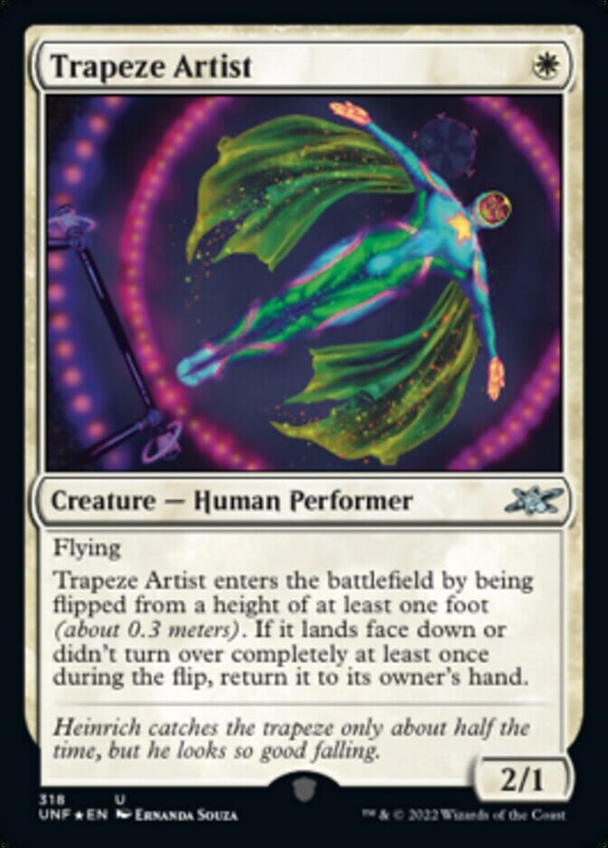 Trapeze Artist (Galaxy Foil) [Unfinity] MTG Single Magic: The Gathering  | Multizone: Comics And Games