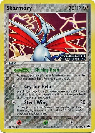 Skarmory (55/113) (Stamped) [EX: Delta Species] Pokemon Single Pokémon  | Multizone: Comics And Games
