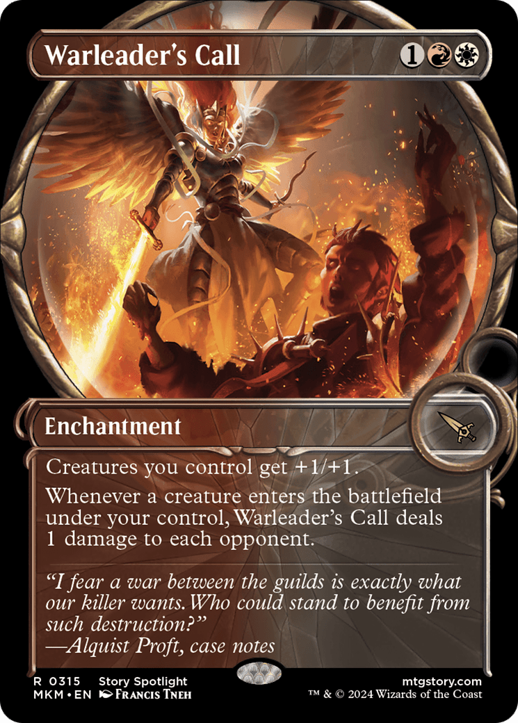 Warleader's Call (Showcase) [Murders at Karlov Manor] MTG Single Magic: The Gathering  | Multizone: Comics And Games