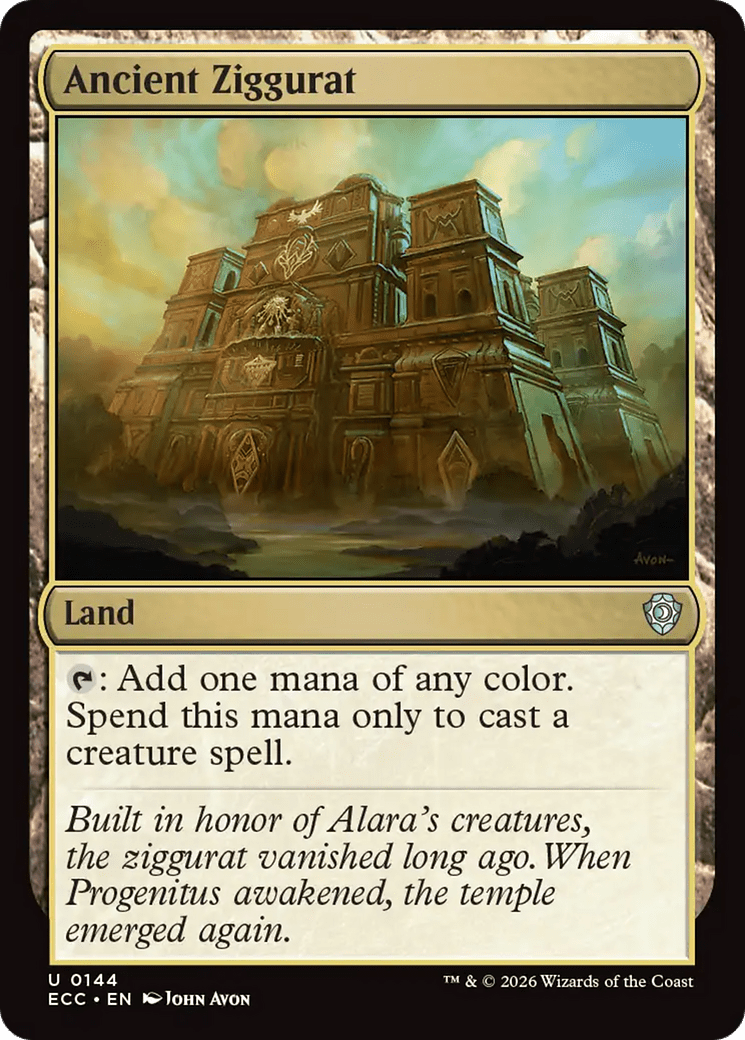 Ancient Ziggurat [Lorwyn Eclipsed Commander] MTG Single Magic: The Gathering  | Multizone: Comics And Games