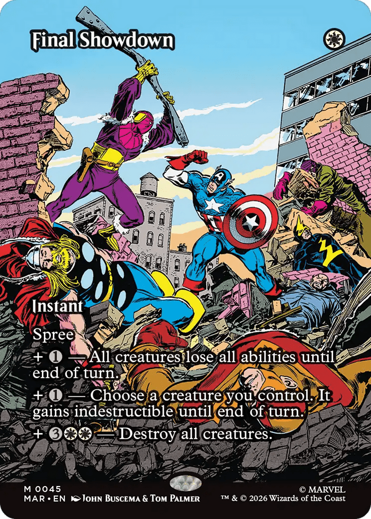 Final Showdown (Borderless) [Marvel Universe: Eternal-Legal] | Multizone: Comics And Games