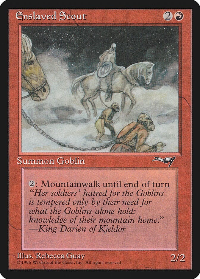 Enslaved Scout (Horse Art) [Alliances] MTG Single Magic: The Gathering  | Multizone: Comics And Games