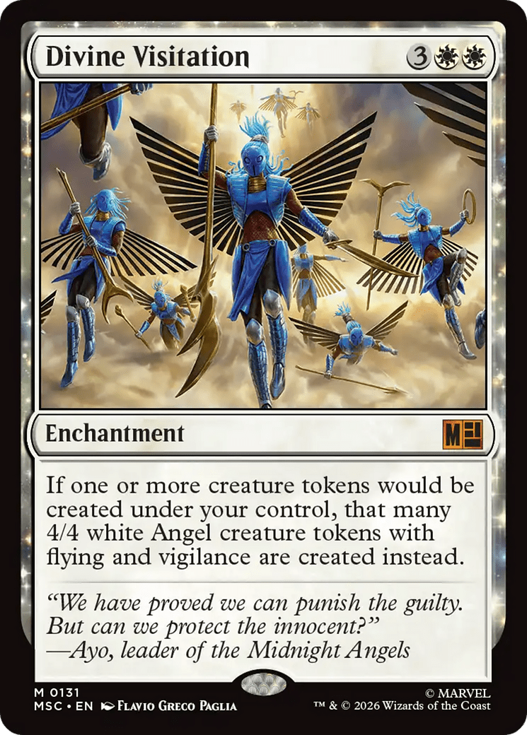 Divine Visitation [Marvel Super Heroes Commander] MTG Single Magic: The Gathering  | Multizone: Comics And Games