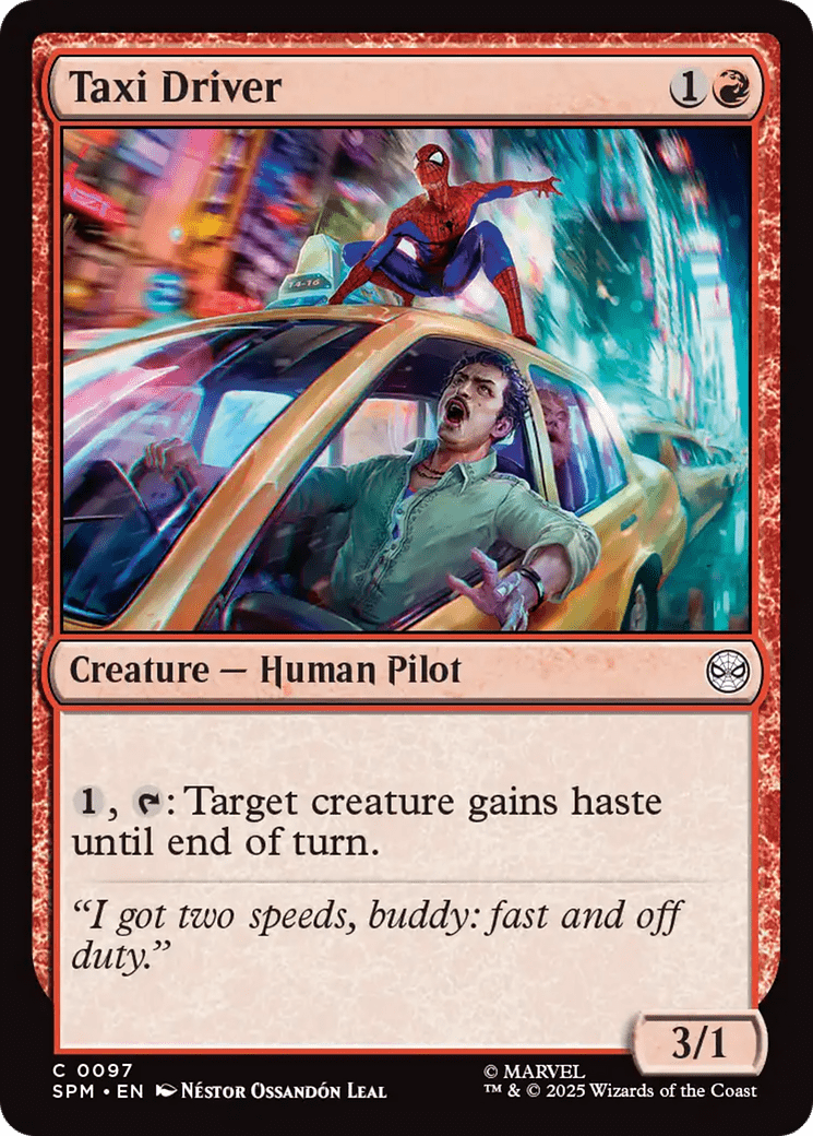 Taxi Driver [Marvel's Spider-Man] MTG Single Magic: The Gathering  | Multizone: Comics And Games