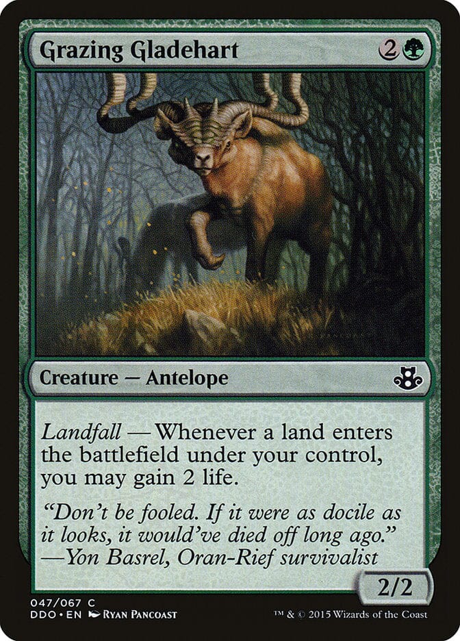 Grazing Gladehart [Duel Decks: Elspeth vs. Kiora] MTG Single Magic: The Gathering  | Multizone: Comics And Games
