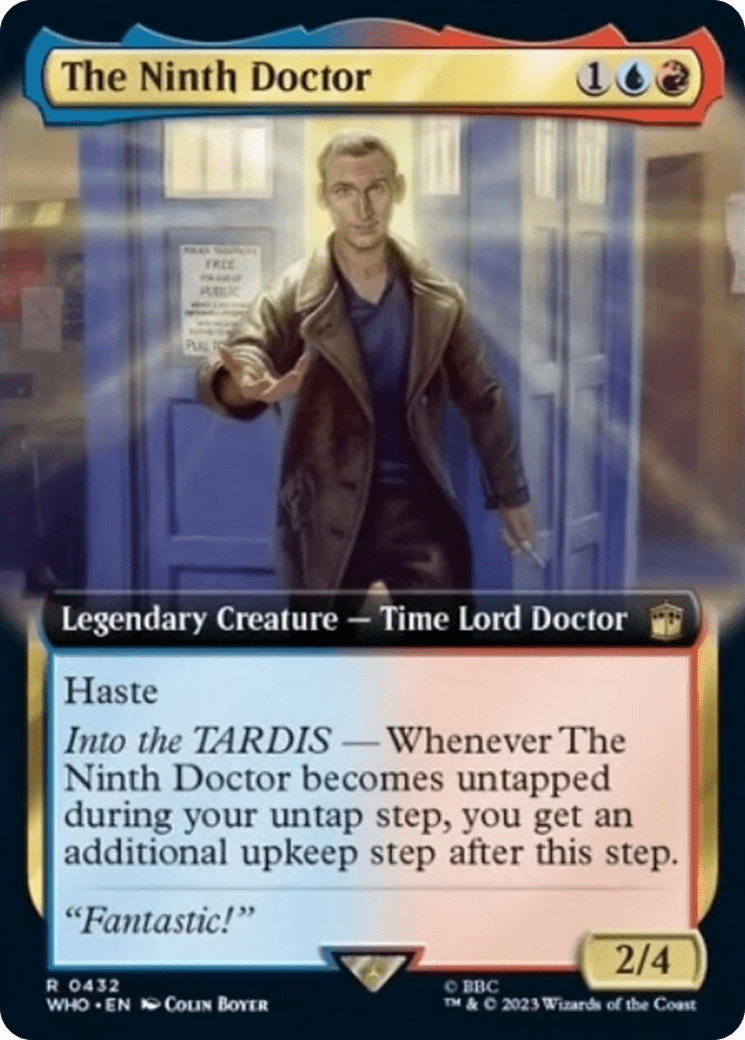 The Ninth Doctor (Extended Art) [Doctor Who] MTG Single Magic: The Gathering  | Multizone: Comics And Games