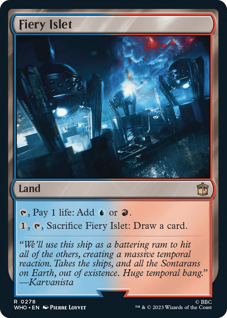 Fiery Islet [Doctor Who] MTG Single Magic: The Gathering  | Multizone: Comics And Games