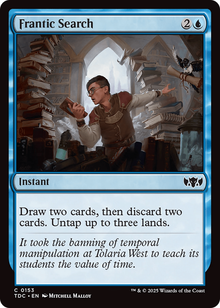 Frantic Search [Tarkir: Dragonstorm Commander] MTG Single Magic: The Gathering  | Multizone: Comics And Games