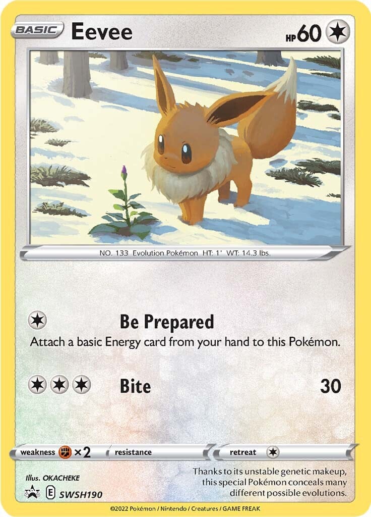 Eevee (SWSH190) [Sword & Shield: Black Star Promos] Pokemon Single Pokémon  | Multizone: Comics And Games