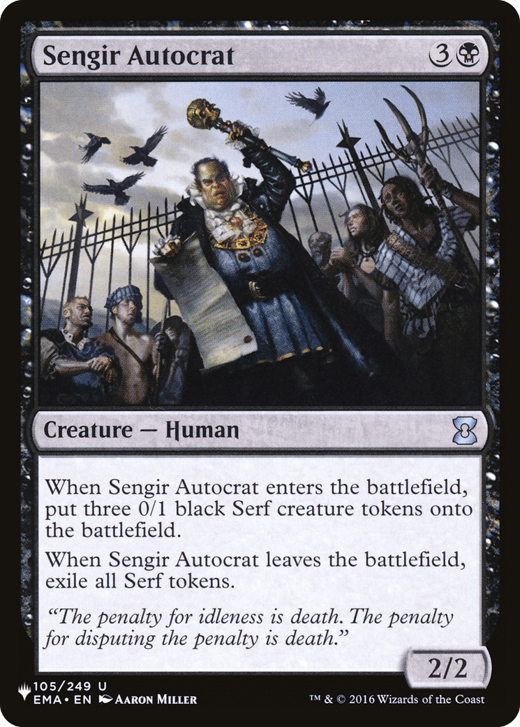 Sengir Autocrat [The List] MTG Single Magic: The Gathering  | Multizone: Comics And Games