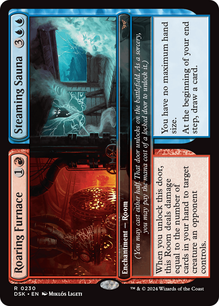 Roaring Furnace // Steaming Sauna [Duskmourn: House of Horror] MTG Single Magic: The Gathering  | Multizone: Comics And Games