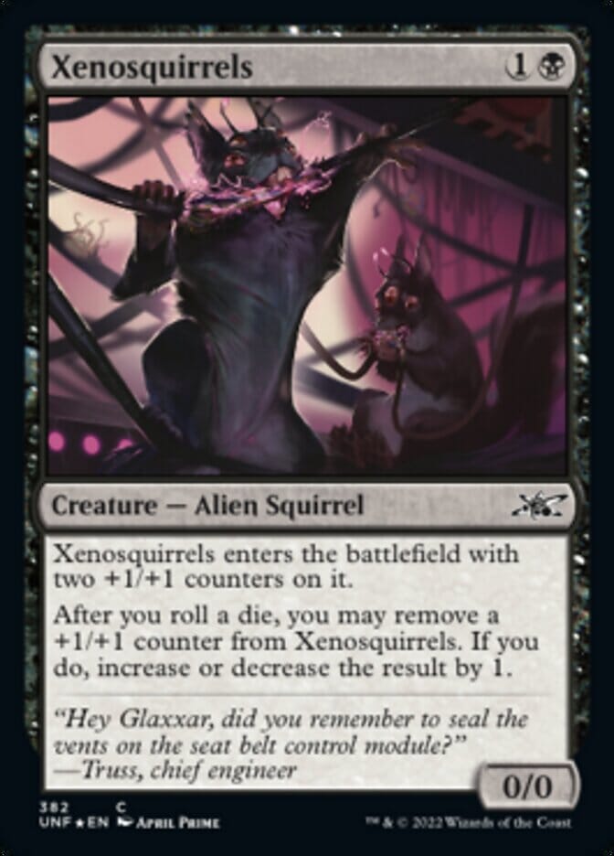 Xenosquirrels (Galaxy Foil) [Unfinity] MTG Single Magic: The Gathering  | Multizone: Comics And Games