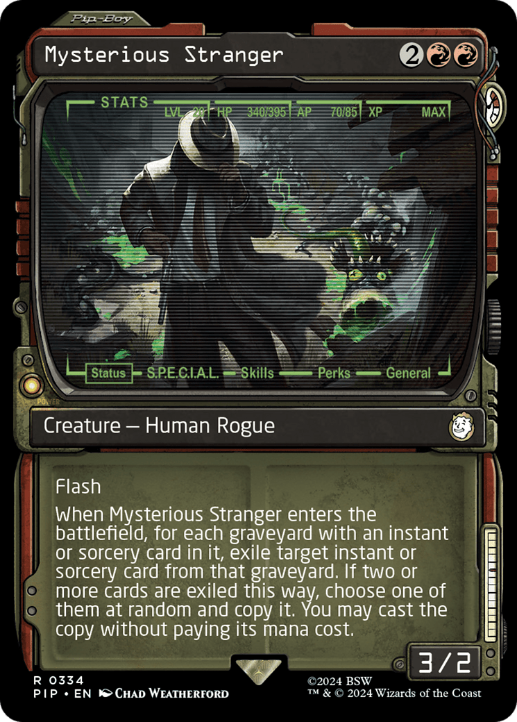 Mysterious Stranger (Showcase) [Fallout] MTG Single Magic: The Gathering  | Multizone: Comics And Games