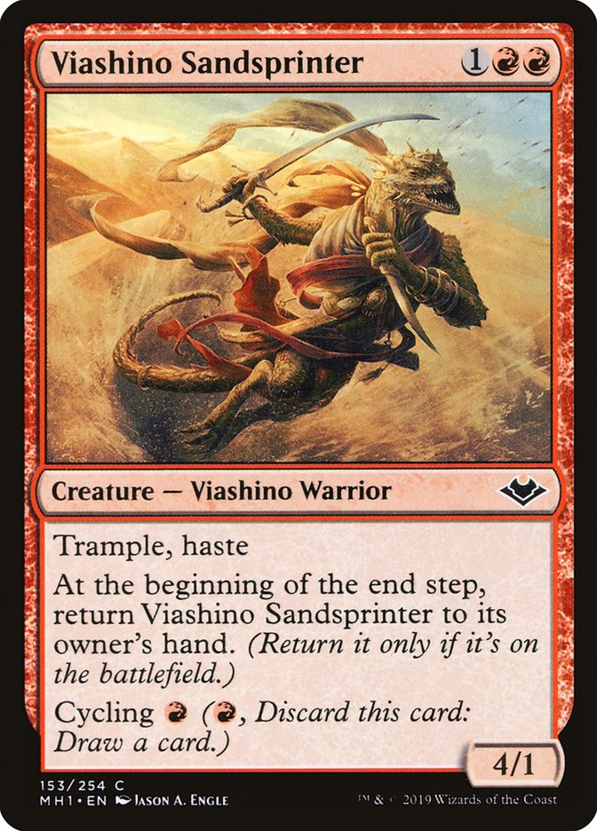 Viashino Sandsprinter [Modern Horizons] MTG Single Magic: The Gathering  | Multizone: Comics And Games