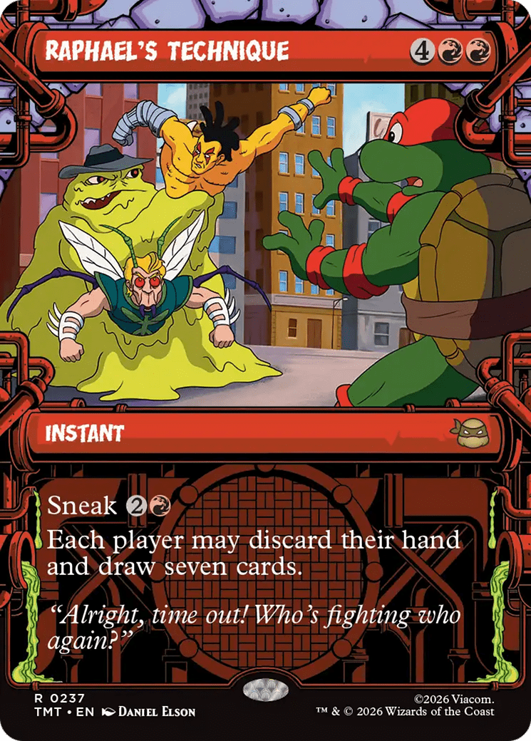 Raphael's Technique (Showcase) [Teenage Mutant Ninja Turtles] MTG Single Magic: The Gathering  | Multizone: Comics And Games