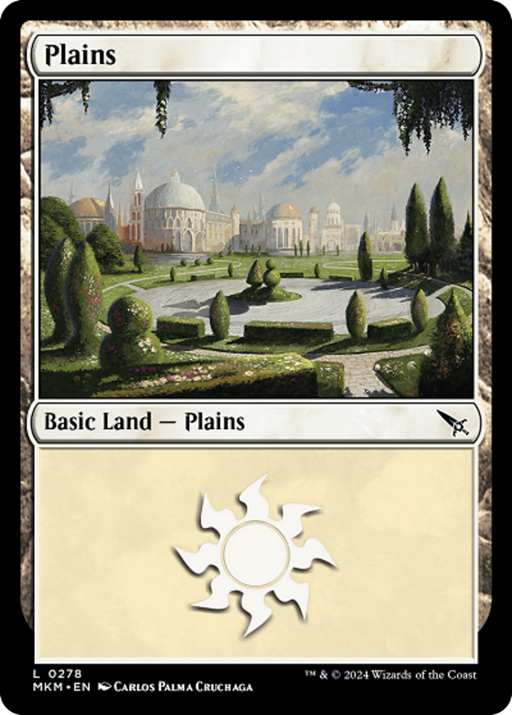 Plains (0278) [Murders at Karlov Manor] MTG Single Magic: The Gathering  | Multizone: Comics And Games