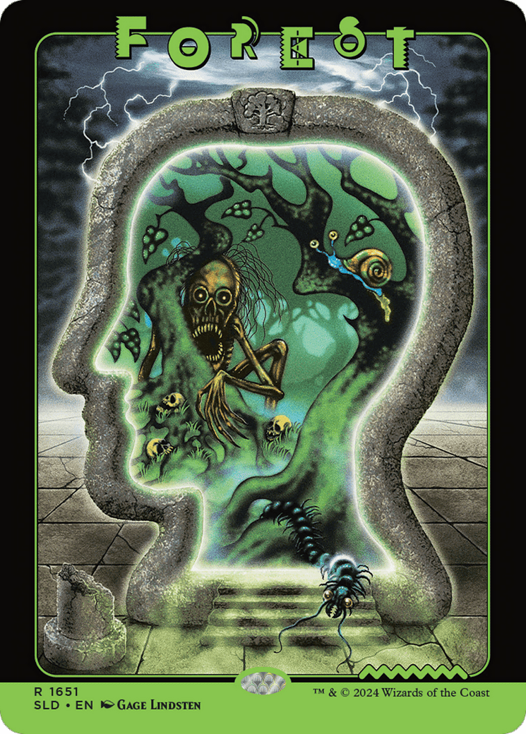 Forest (1651) [Secret Lair Drop Series] MTG Single Magic: The Gathering  | Multizone: Comics And Games